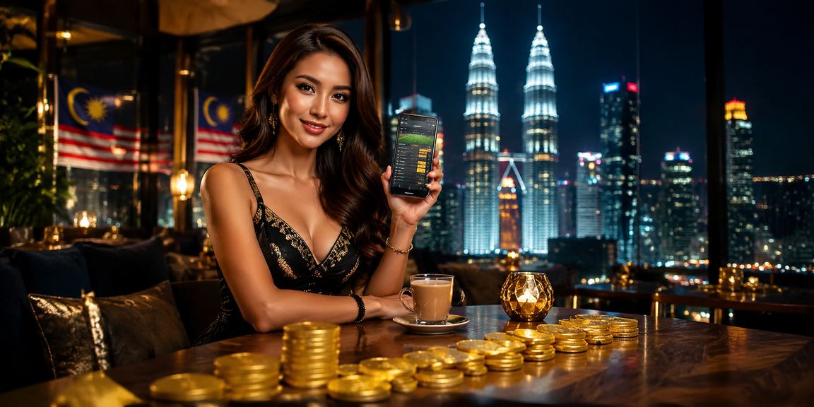 Pengguna mama4 di Kuala Lumpur log masuk ke platform kasino dalam talian melalui telefon pintar