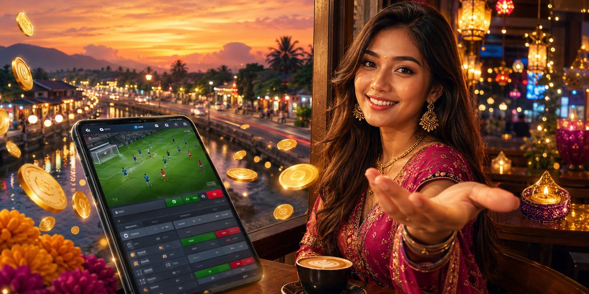 Pemain mengakses bonus dan pertaruhan kasino mama4 melalui telefon pintar di Malaysia